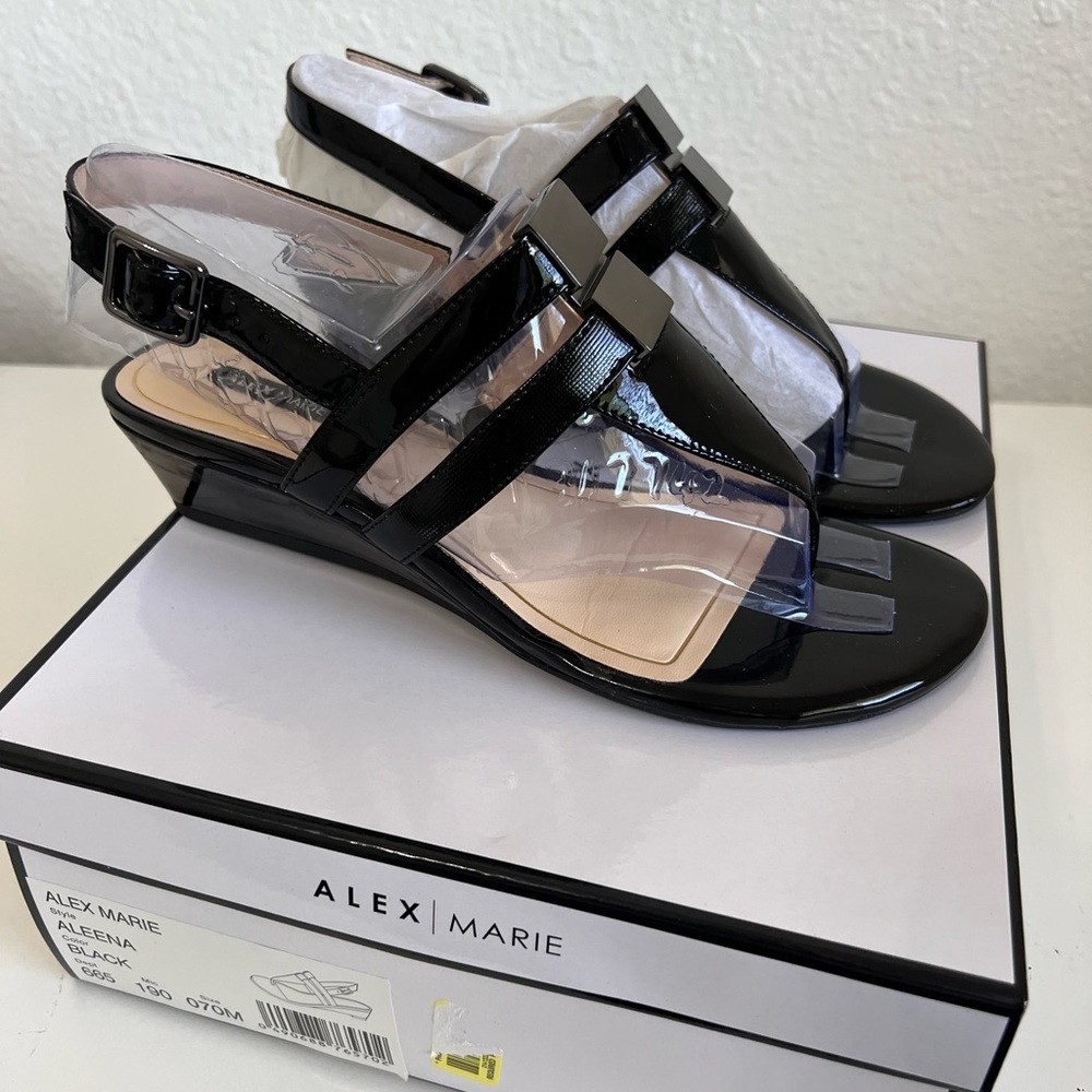 Alex Marie Black Women's Sandals